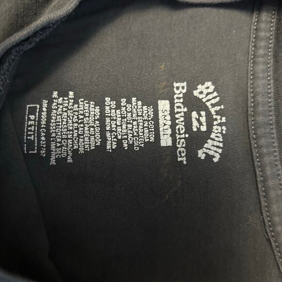Billabong x Budweiser Graphic Tee Shirt Men's Small Charcoal - Picture 8 of 8